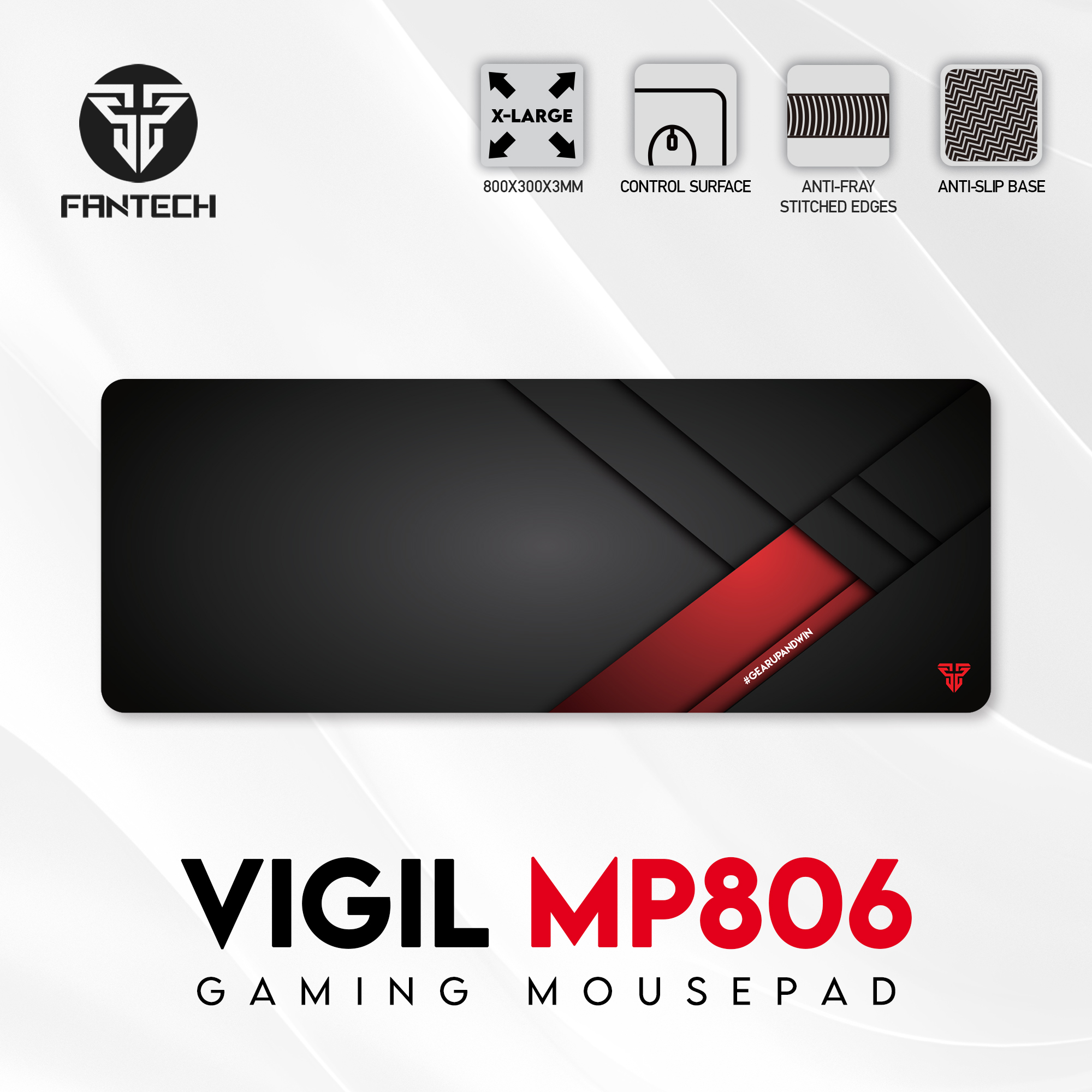 MOUSE PAD Fantech GAMING.MP806 VIGIL)800 x 300 x 3mm