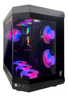 CASE GAMING XCON L420-8W-BDIMENSION 420*320*460MM, 7PCS RGB FAN