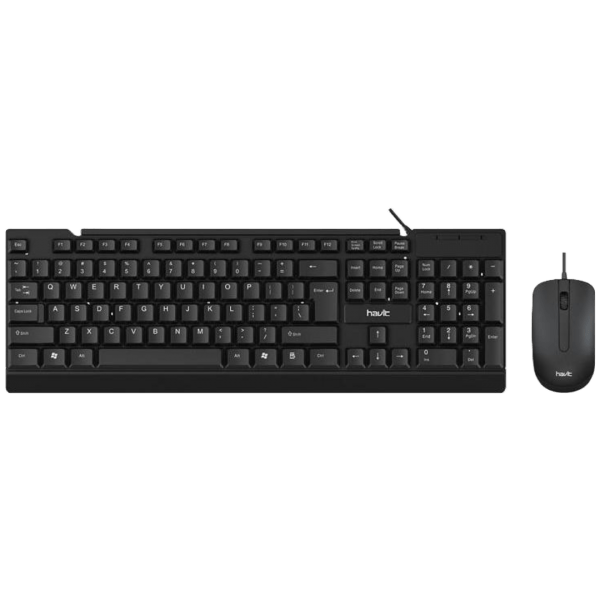 Combo de teclado y mouse havit KB272