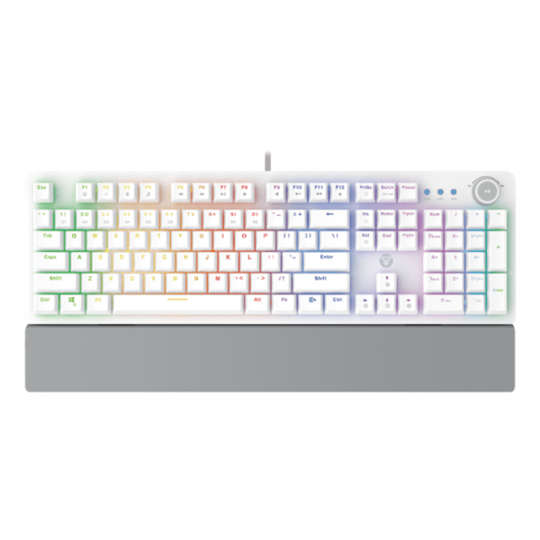 TECLADO GAMING FANTECH MK853V2 MAXPOWER BLANCO SWITCH ROJO