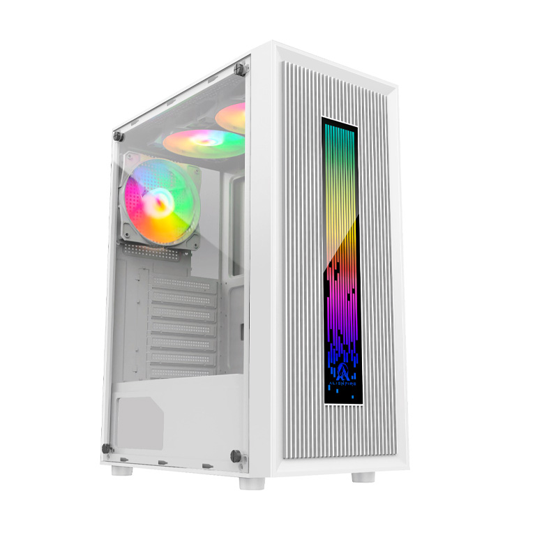 CASE GAMING ALIEN FIRE 305-WH 1FAN RGB ATX, MINI MICRO