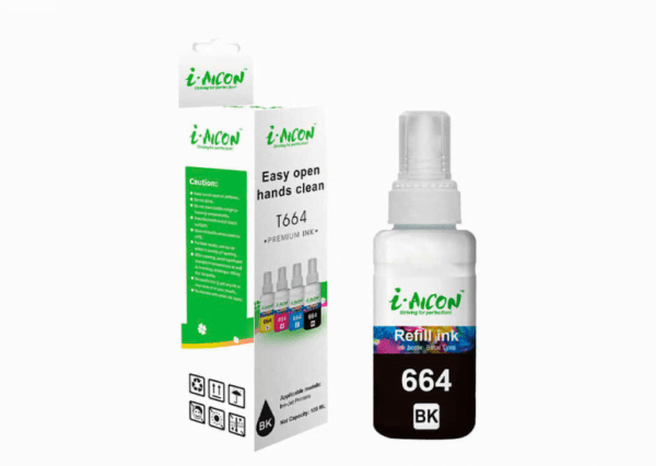 Tinta Aicon T504 COLORES Dye (70ML), Compatible Epson